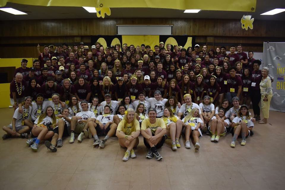 nicolekland's tweet photo. Deep down in that Lakeview jungle you can hear that yellow rumble 
RUMBLE BIONDI RUMBLE 💛💛 #fishcamp2017 #campbiondi https://t.co/3ospAxQGYF