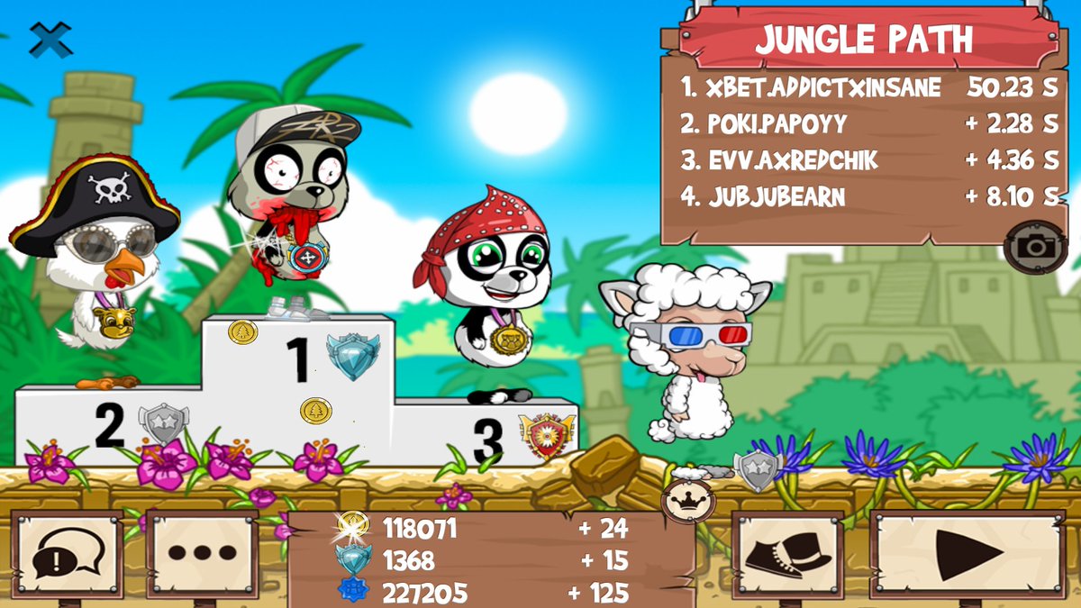 AddictxInsane's tweet photo. Get on my level, son! #funrun2 #papoyy #AxRedchik #Jubjubearn https://t.co/jPqBLXZ5w0