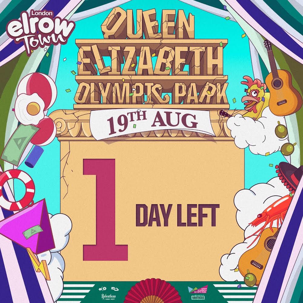 elrow_'s tweet photo. elrow London - Excitement levels are high! Tomorrow we open the Olympic Park for the start of the biggest elrow event the UK has seen! https://t.co/akihCdtiCe
