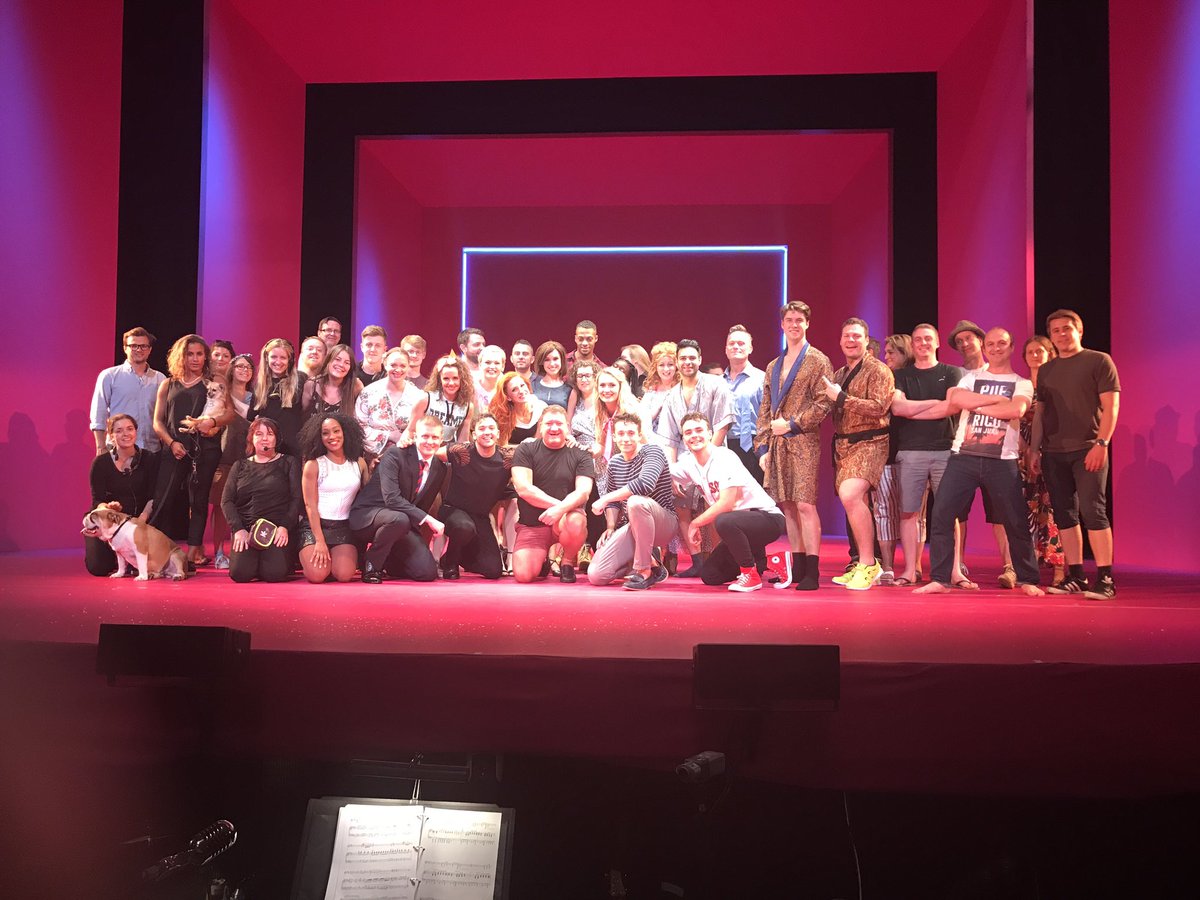 LeeProud's tweet photo. Phenomenal cast and team. Incredible experience!! @CurveLeicester #legallyblondemonaco https://t.co/jb9iHXotkB