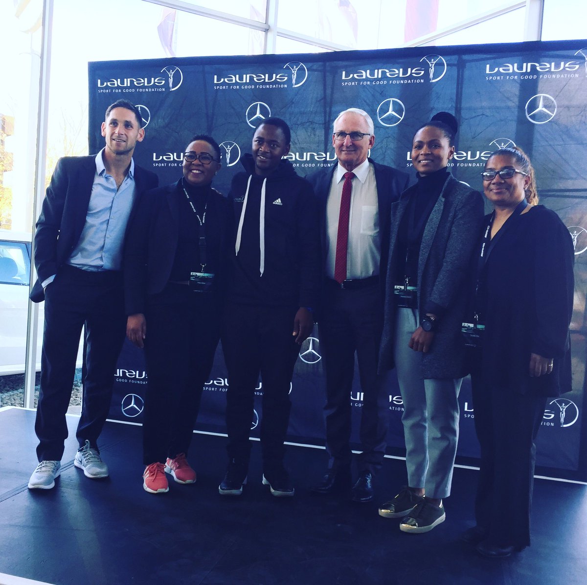 Our amazing panel at today's Football Breakfast. Thanks <a href="/MercedesBenz_SA/">Mercedes-Benz South Africa</a> for hosting us #sportforgood
