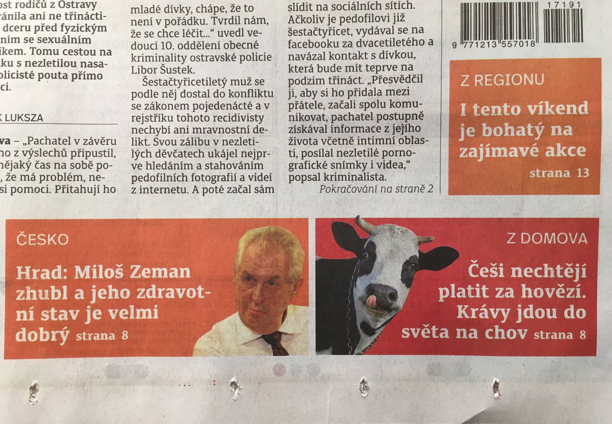 LukasKabon's tweet image. Někdy se to pěkně sejde (foto) #msdenik #noviny