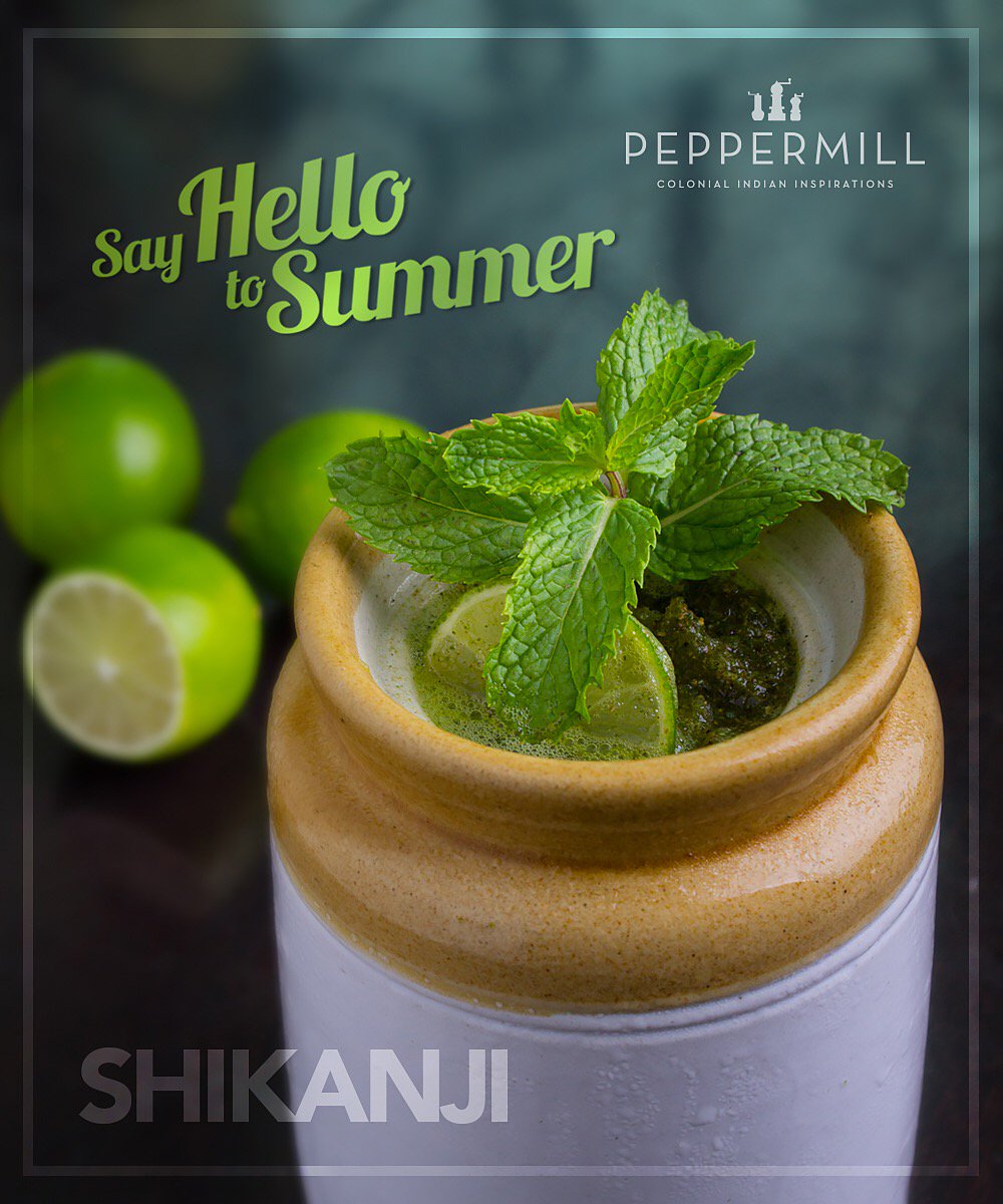 PeppermillUAE's tweet photo. Try our delicious, refreshing Shikanji with your meals. It is part of our #summer drinks menu designed to keep you cool! #sayhellotosummer https://t.co/KUgOAvKAOX