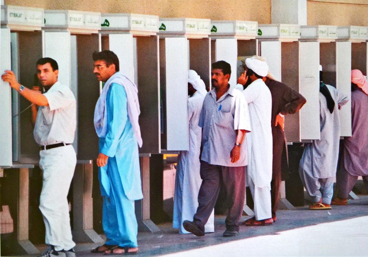 mervyn_mathew's tweet photo. Wanna call someone when you're not at home? This is how we did it #90s #90sUAE #memories https://t.co/FZzqh2hpAv