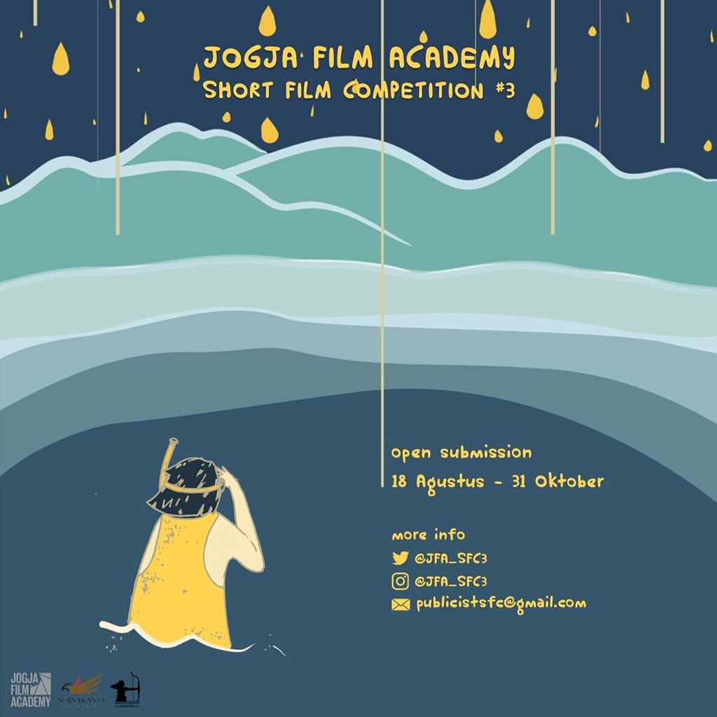 JFA Short Film Competition #3 
More Information -> Follow Ig <a href="/jfa_sfc3/">JFA SFC#3</a>

Cc <a href="/SuryakantaJFA/">Suryakanta JFA</a> <a href="/jogjafilmac/">Jogja Film Academy</a>