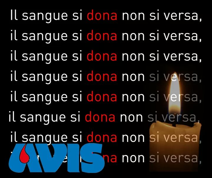 AVISCassanoMgo's tweet photo. La solidarietà è il messaggio più forte di ogni forma di violenza e terrore.
#ilsanguesidonanonsiversa #bloodgivennotshed #Barcelona https://t.co/MEdasDWPuG