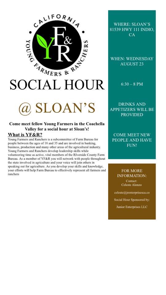 mr_m_terry's tweet photo. Reminder next week we have our first social hour for riverside cnty young farmers and ranchers https://t.co/GLWyyV7JR0