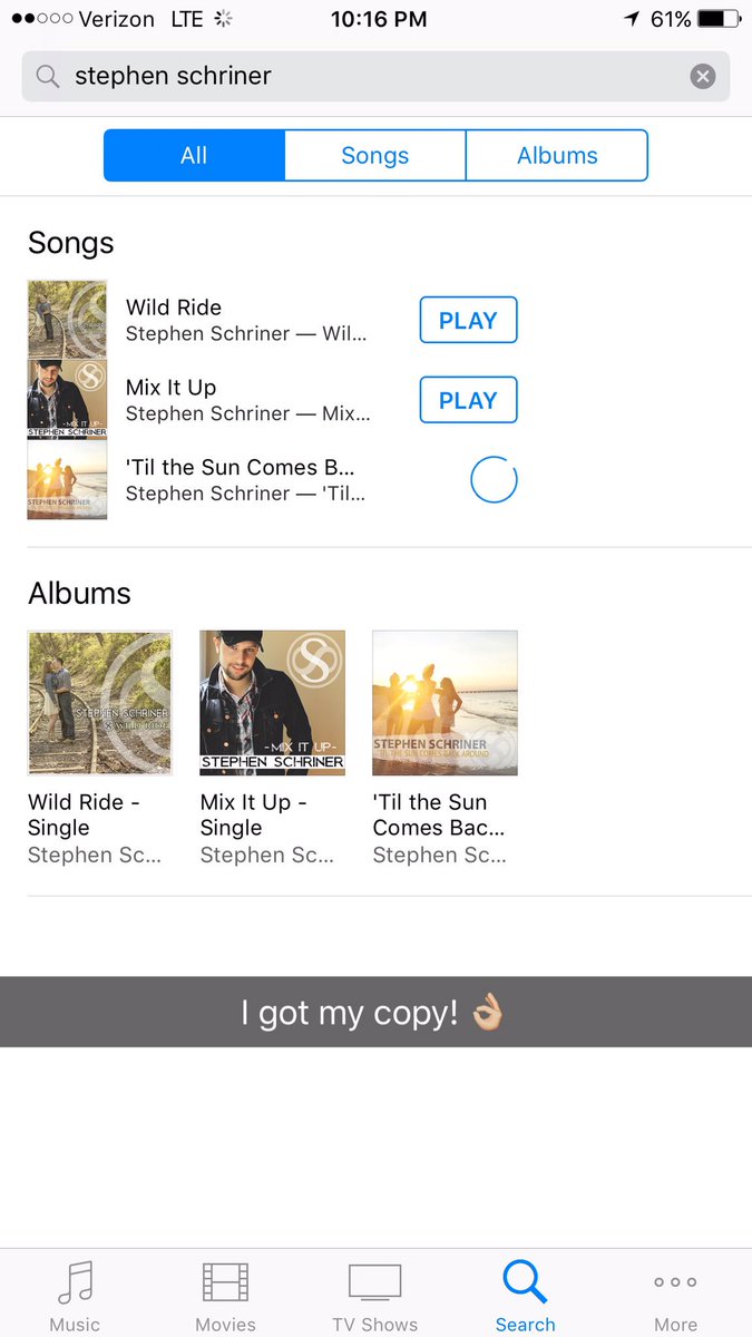 Get your copy today!!! <a href="/StephenSchriner/">sind alles</a> #newsingle #TilTheSunComesBackAround #itunes #googleplay #spotify and more! 👌🏼🤠😜