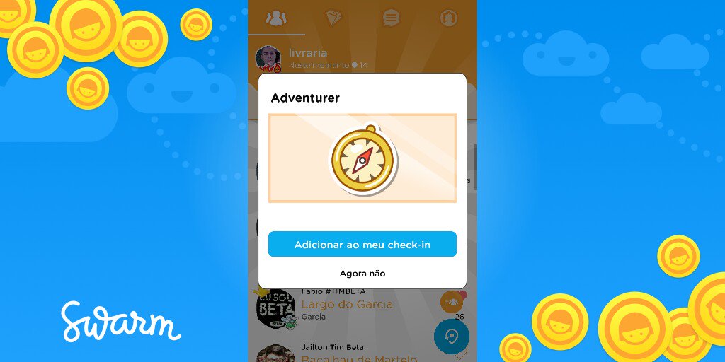 Eu acabei de desbloquear o adesivo Adventurer no <a href="/Swarmapp/">Swarm by Foursquare</a>!
swarmapp.com/user/329549270…