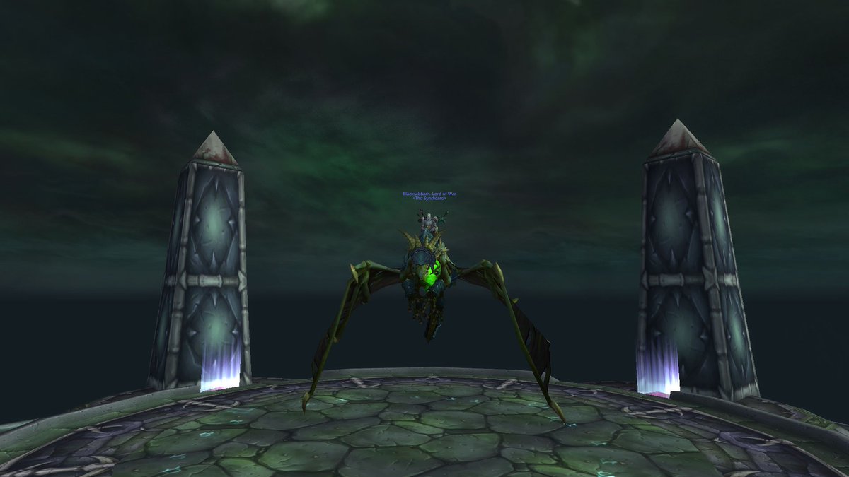 MotorheadWoW's tweet image. Unholy Deathknight Vilebrood Vanquisher mount #Legion #ClassMount @Warcraft