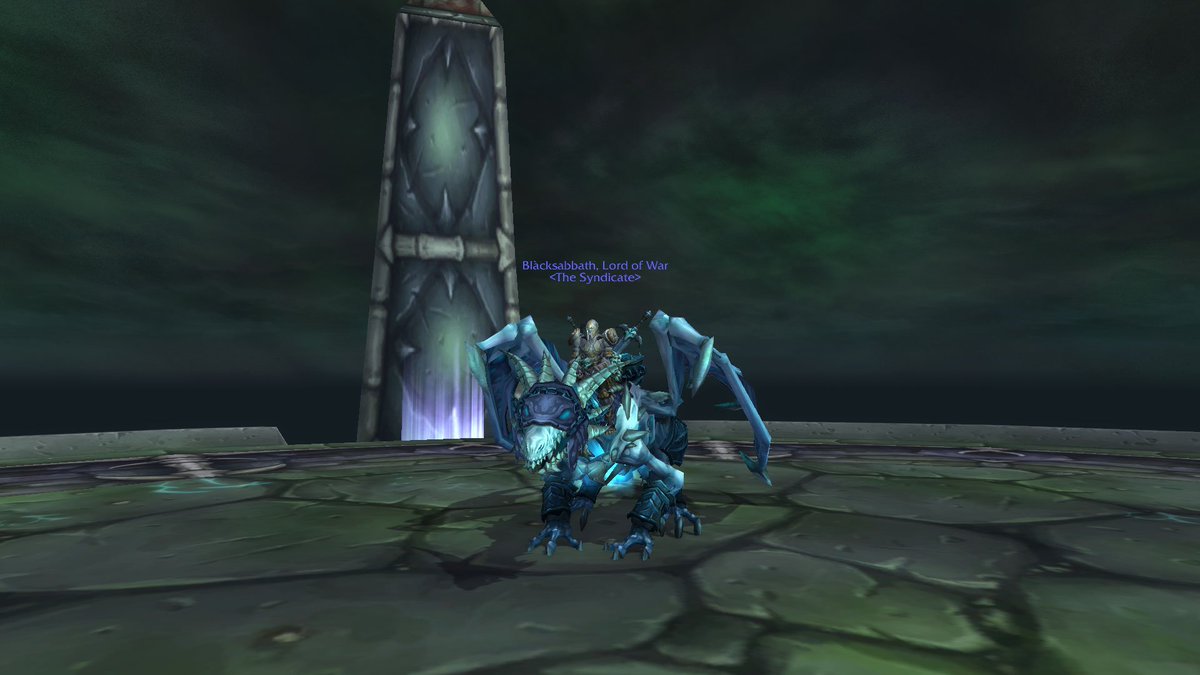 MotorheadWoW's tweet image. Frost Deathknight Vilebrood Vanquisher class mount #Legion #ClassMount @Warcraft