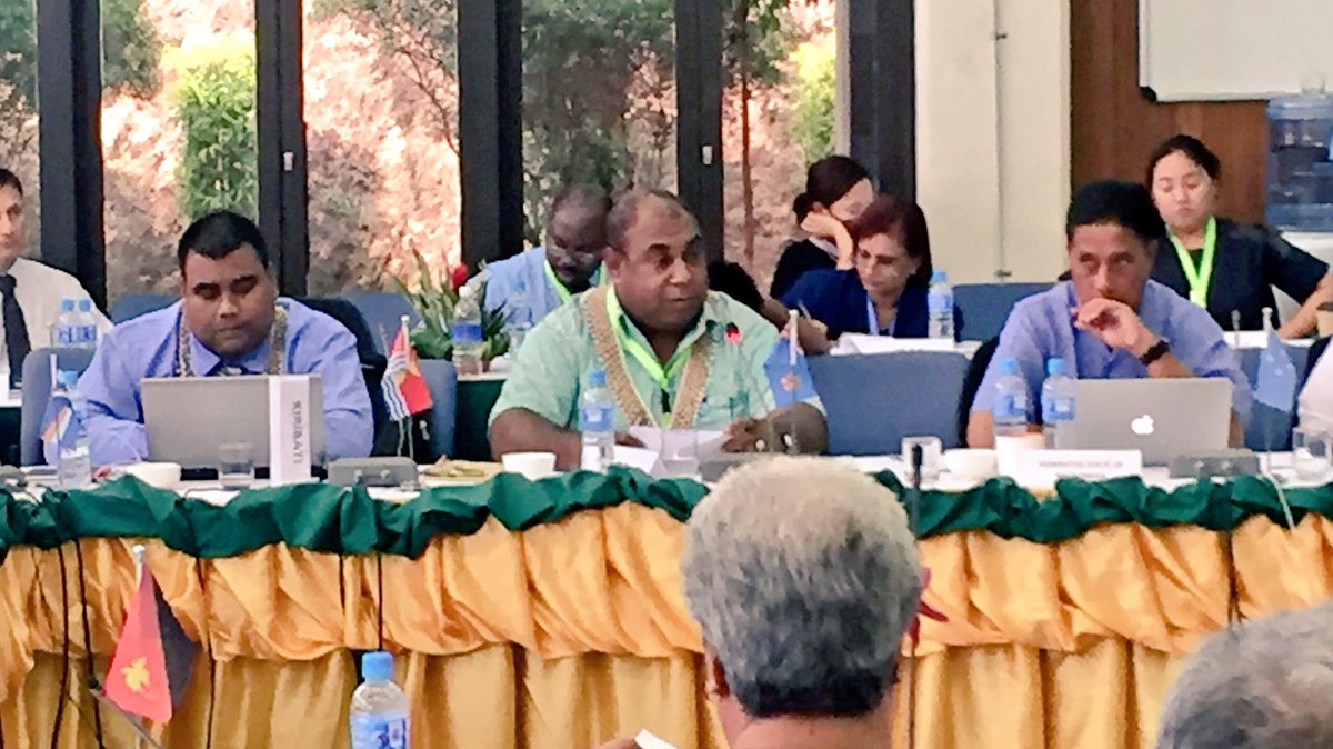 spc_live's tweet photo. #Fiji:44 lives lost in TC Winston most due 2 inundation & storm surge. Thanks @WMO for #CIFDP & looks forward to better forecasts #PMMM2 https://t.co/dC9VhMqxHV