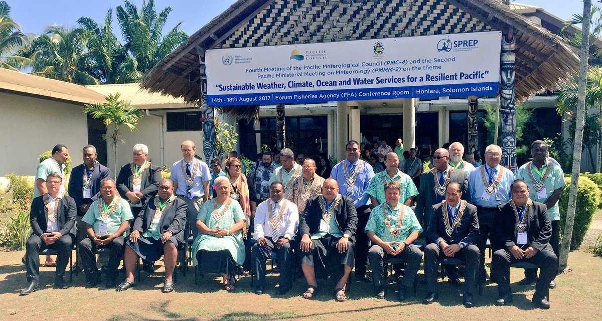 spc_live's tweet photo. MultiHazard early warning systems are hi priority amongst #Pacific ministers: 7 interventions lodged- RMI TV AS NZ KI FJ TK #PMMM2 #PMC4 https://t.co/sTJxjh6l4G