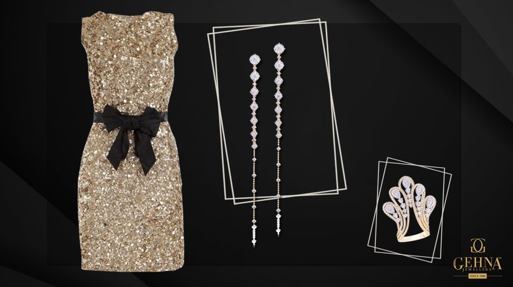GehnaJewellers1's tweet photo. Make heads turn with this classic look curated for an elegant soirée! #WeekendLook #FridayFeeling #CreatingTrends https://t.co/Ikh18NfBit
