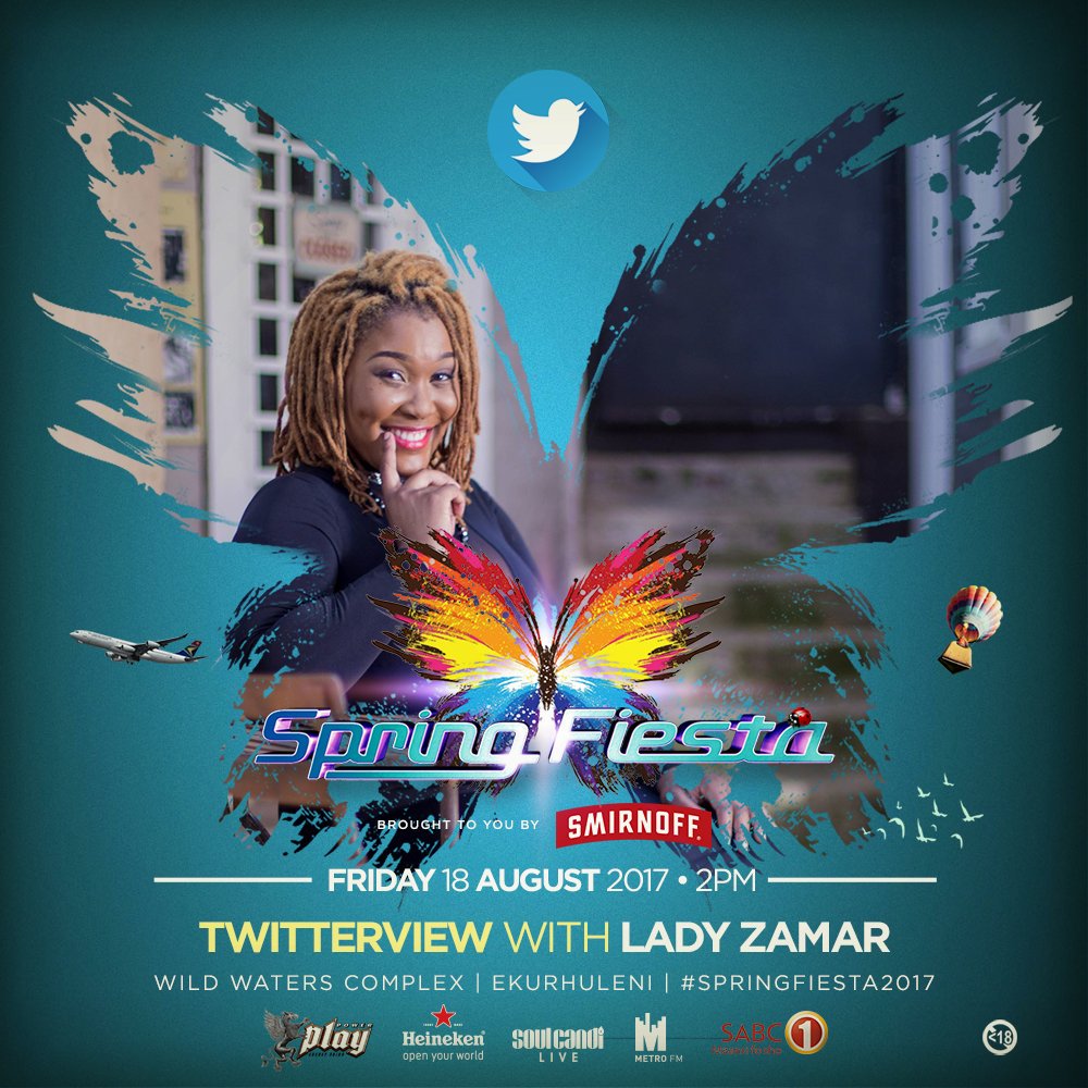 Lady_Zamar's tweet photo. #SCRecommends // Don't forget from 2pm tomorrow, @SpringFiestaSA will be hosting #60MinWithLadyZamar @Lady_Zamar - Don't miss it ;-) https://t.co/V83JeYc47x