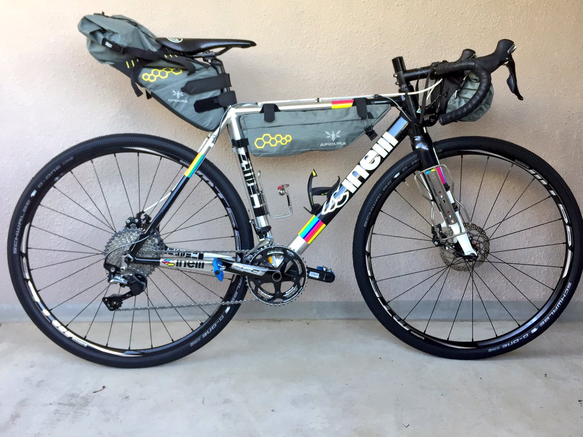 toshi2535's tweet photo. これで来月グラベルツーリング行って来ます
#Apidura #Bikepacking #alternativebikes https://t.co/Y8AgQjdz2S