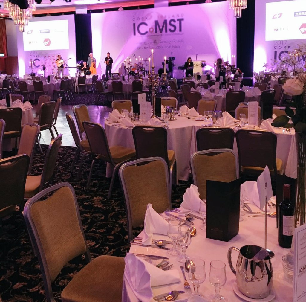 What a night at the #icomst2017 Gala Dinner. Special thanks to <a href="/RochestownPark/">Rochestown Park Hotel</a> for top class food &amp; service. Highly recommended!
