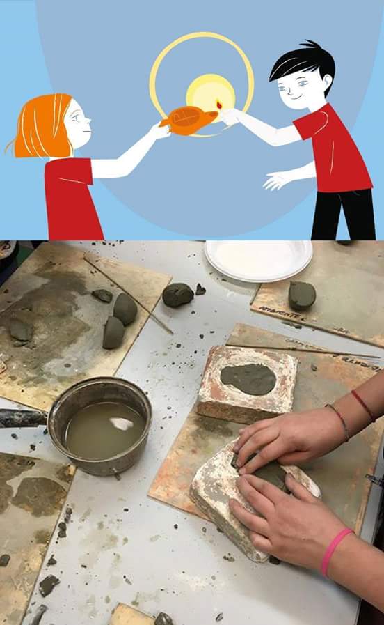 Oggi #Attidium s'illumina d'antico con il laboratorio di #archeologiasperimentale sulle lucerne #Fabriano #marche info 3772816804