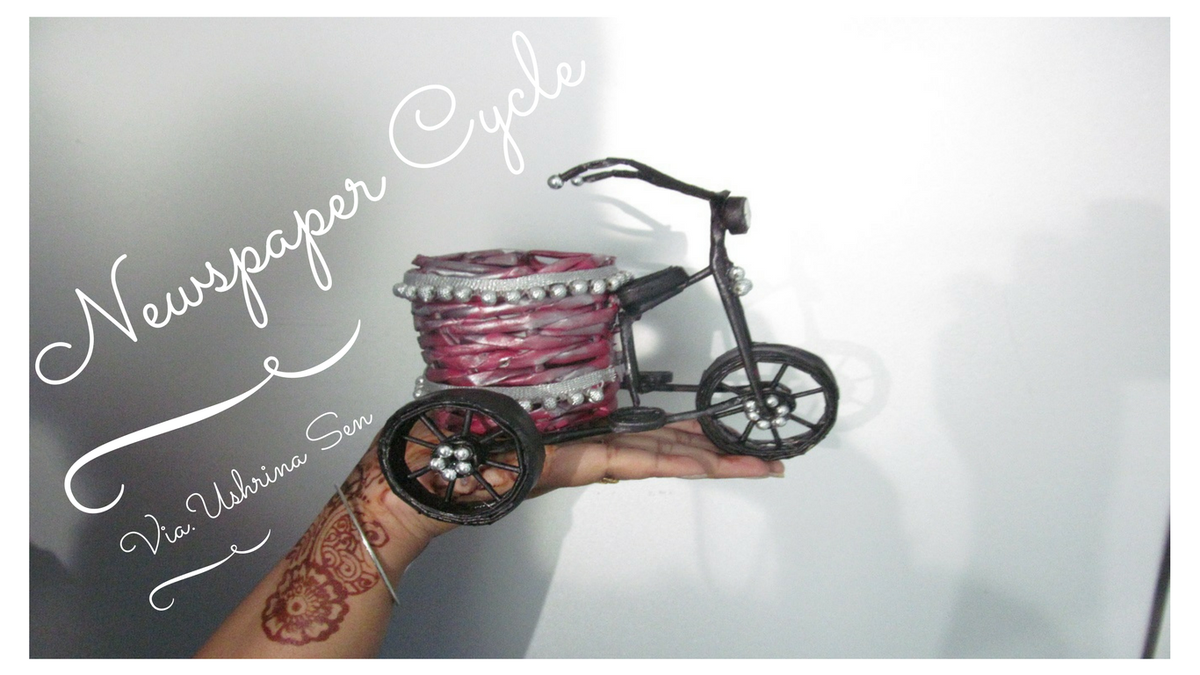 ushrinasen's tweet photo. DIY - How To Make #NewspaperCycle - https://t.co/vkH3ju45y3 - Via. @ushrinasen https://t.co/5LkNSef4pe