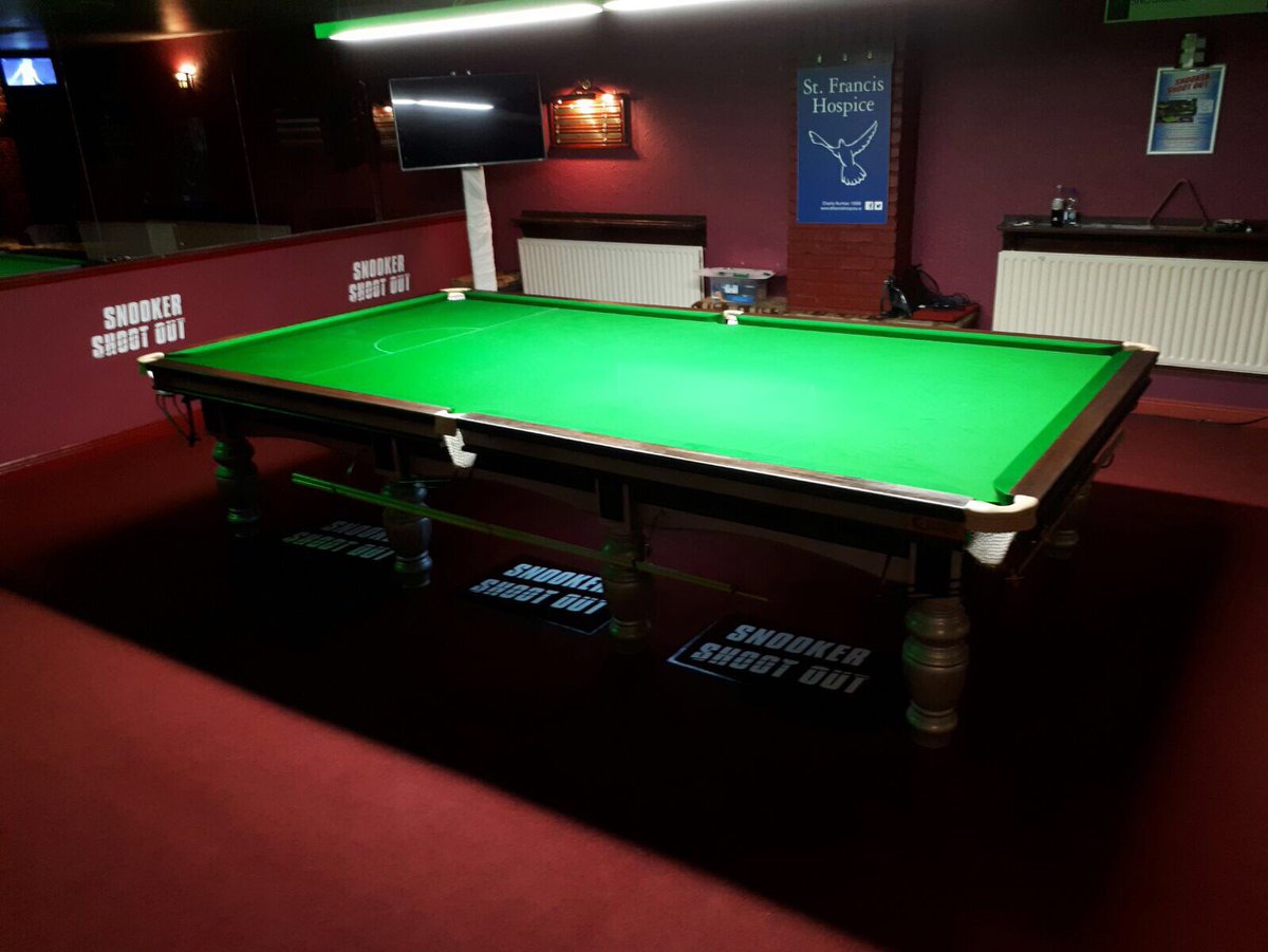 ShootoutSnooker's tweet photo. Hi @alan_mcmanus @pistol147 @joeswail @kendoherty1997, did we do a good job on the venue? https://t.co/YTgz4kBNEU