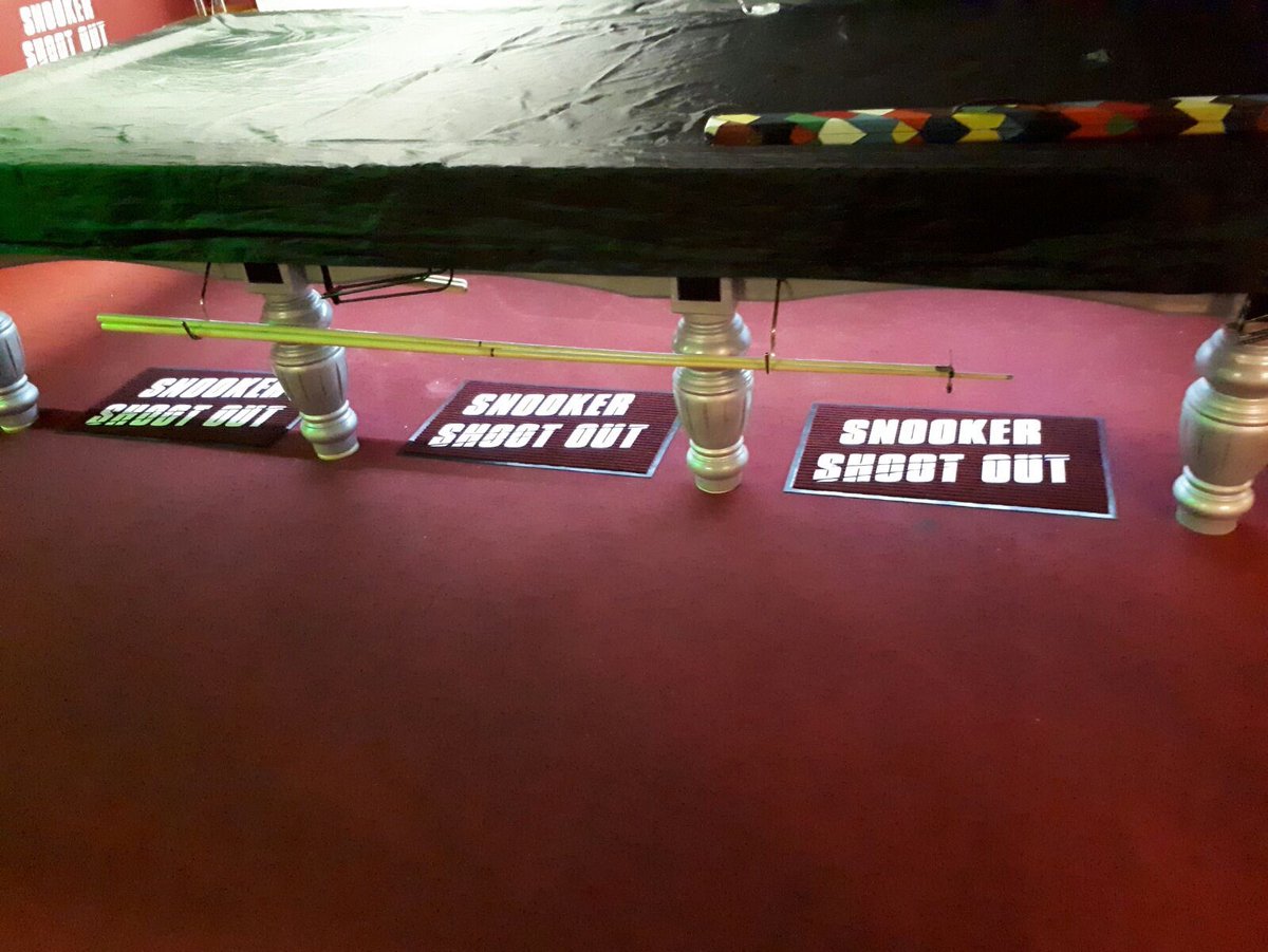 ShootoutSnooker's tweet photo. After a lot of elbow grease, the venue is almost finished. https://t.co/eDAUbTFUzL