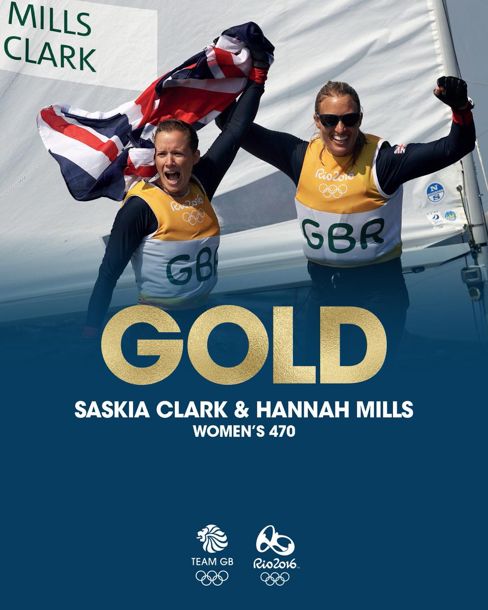 COMPETITION TIME 👏

On this day in 2016 <a href="/ClarkSaskia/">Saskia Clark</a>  &amp; <a href="/hannahmills1988/">Hannah Mills</a> won gold at Rio! Win this signed print

👉 bit.ly/2wlGBkS