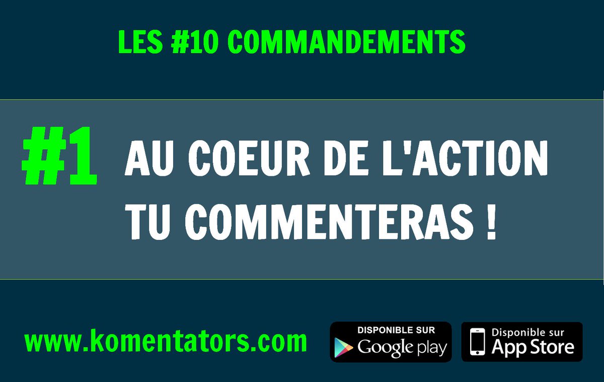 <a href="/Komentators_App/">KOMENTATORS</a> saison 2017/2018: simple, gratuit, efficace
komentators.com
Vos commentaires sportifs en direct
#CFA #Federal #Live