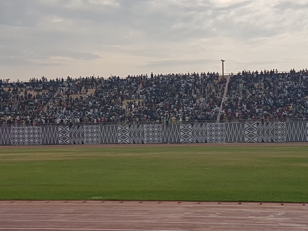 YolandeMakolo's tweet photo. Mood at Amahoro stadium for today' inauguration ceremony  is 🎉🎉 #Kurahira2017 🇷🇼 #PerezidaWacu https://t.co/dC8MK5Ga7c