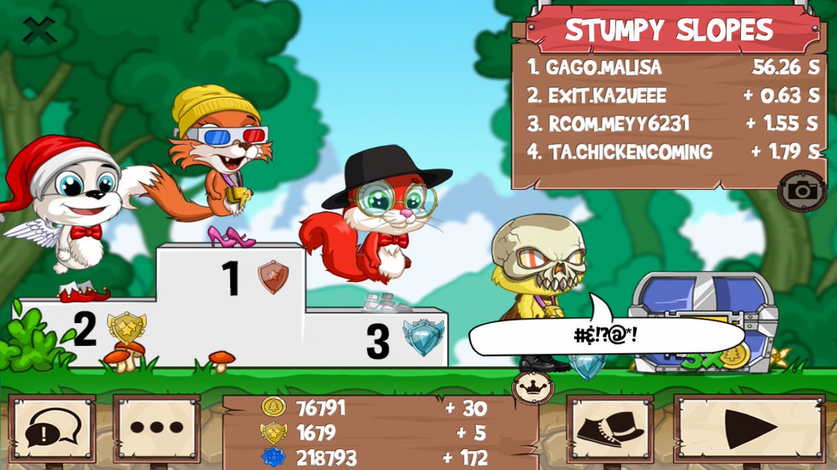 Kazue_Nakano's tweet photo. At the end of a day,WE WILL STILL LOSE TO A BRONZE!!!!!!!!!!!!!!!!!!!!!!!!!!!!!!!!!!!!! @ #funrun2 #Malisa #meyy6231 #ChickenCominG https://t.co/vMPgK0fh2i