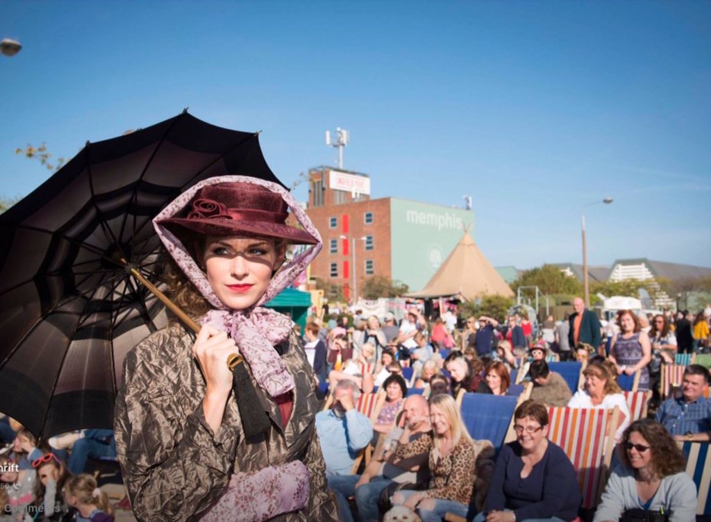 oxglam's tweet photo. We love this picture from @oxglam our last year in Darlington we absolutely love @ThriftFest 
Get involved #Oxfam @oxglam @OxfamDarlington https://t.co/KKoMhpk1za