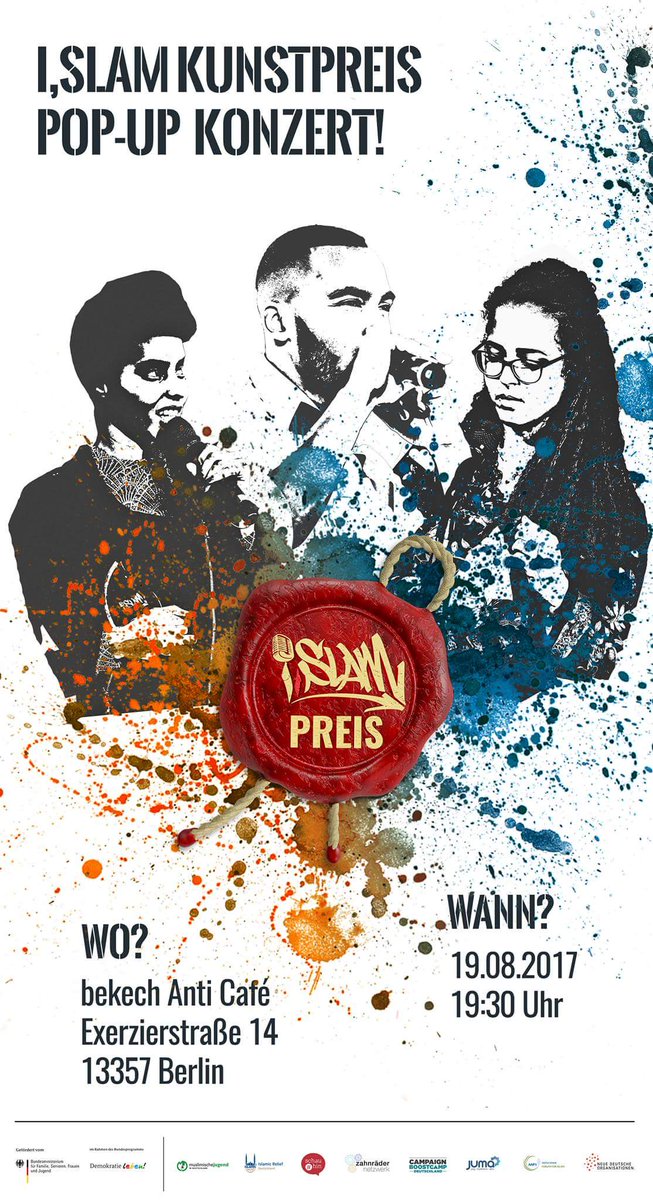 Shuuu #Berlin,

Du willst mit gechillter Musik und guter Gesellschaft abhängen? Dann komm morgen um 19.30h in die Exerzierstr. 14 vorbei 🙌