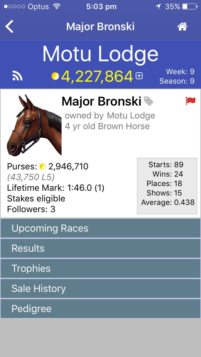 Any interest for this future stud horse <a href="/AndPacing/">Off and Pacing</a> <a href="/KGB_Racing/">Burton Stable</a> @durnbergeracing <a href="/JDHarness/">Jay Hochstetler</a> <a href="/RemoveTheLanes/">Harold Parker</a> <a href="/TR_OandP/">TRITTON RACING O&P</a>