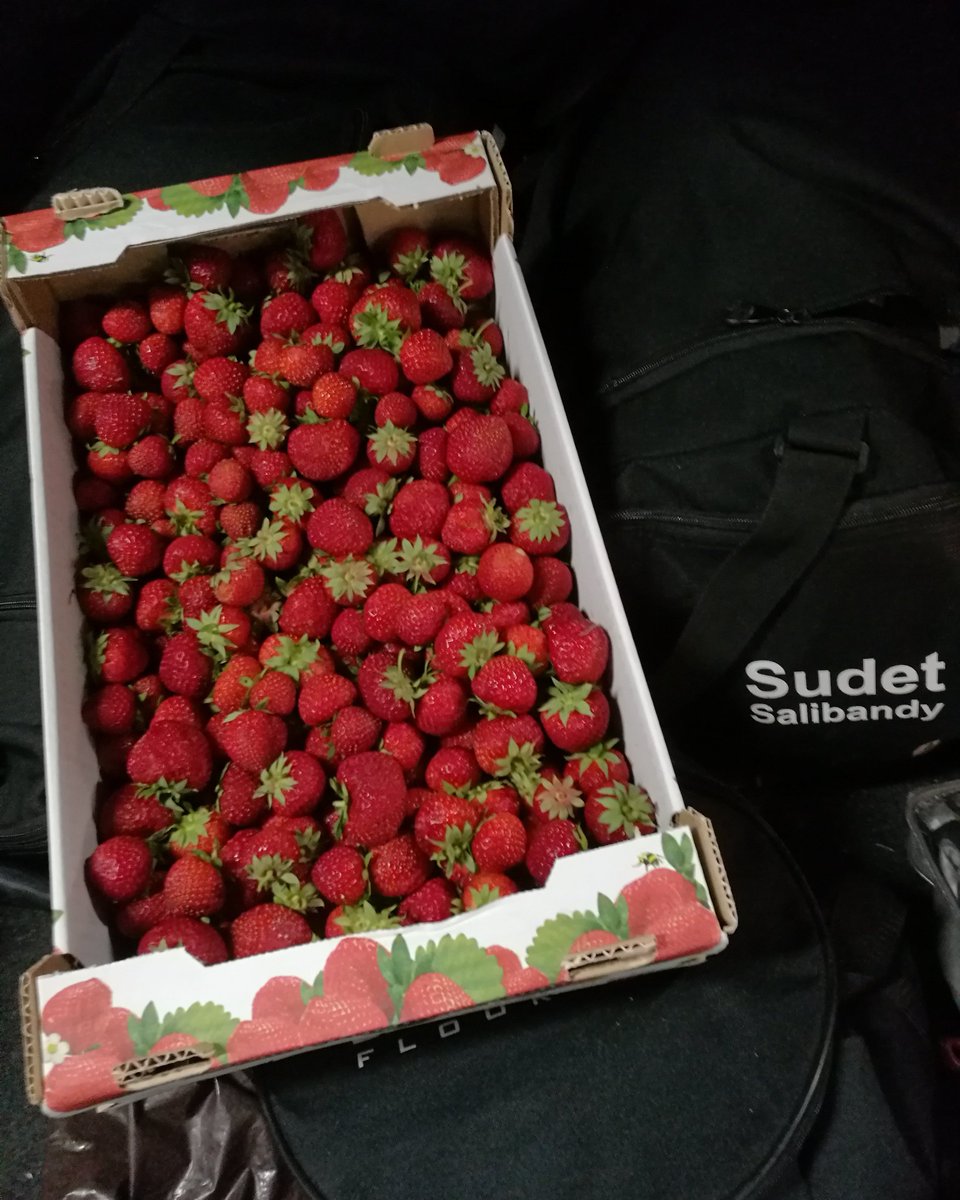 JuhaTenhonen's tweet photo. Tankki täyteen&polkaa kyytiläisille #suomalaisia #mansikoita🍓 #ltk #numero30. Pian #KuusaanHukat ovat taas tien päällä kohteena #blockfest https://t.co/kQLxOwtAfP