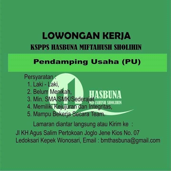 jogjalowker's tweet photo. #jogjalowker @dew_deewii: Pndamping Usaha (PU) | co, blm nikah, min SMA/SMK | kspps hasbuna miftahush sholihin https://t.co/Vbh3sQQymG