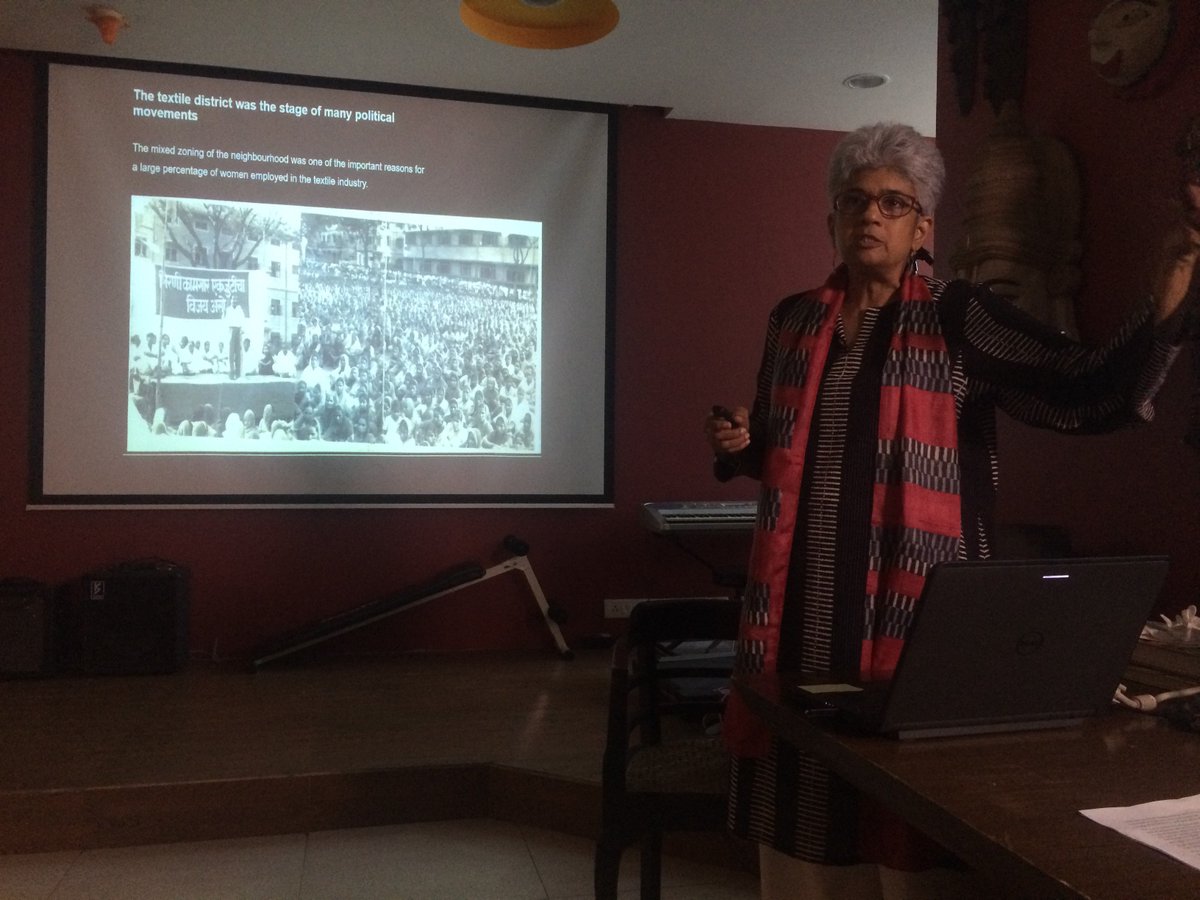 RADdesignstudio's tweet photo. Deconstruct07: Prof.Neera Adarkar, discussed how Mumbai’s once-thriving mills defined its social & urban fabric.
#deconstruct2017 https://t.co/3sLRXANk9p