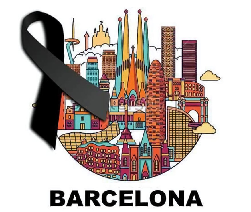 Rezamos por las víctimas del atentado de #Barcelona. Repulsa al terrorismo y apoyo total a familiares y afectados. #TodosSomosBarcelona
