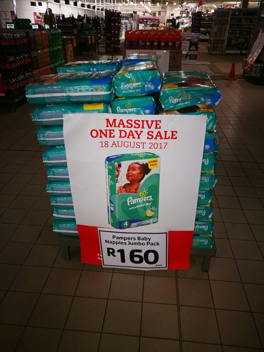 pampers nappies price at pick n pay