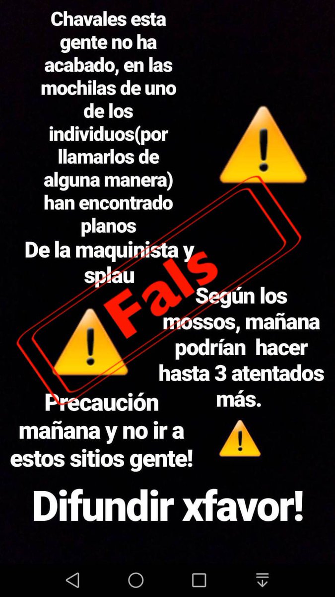 mossos's tweet image. Us recordem que només difongueu informacions policials publicades a través de canals oficials. No alimentem la falsa rumorologia #Mossos