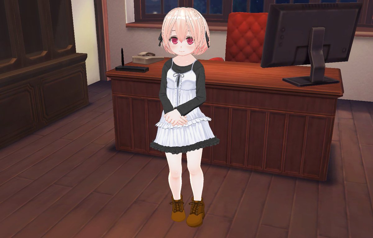 しずくさん。

#伺か3d #伺かスクショ部 #ジャコウエンドウの温室 #CM3D2 