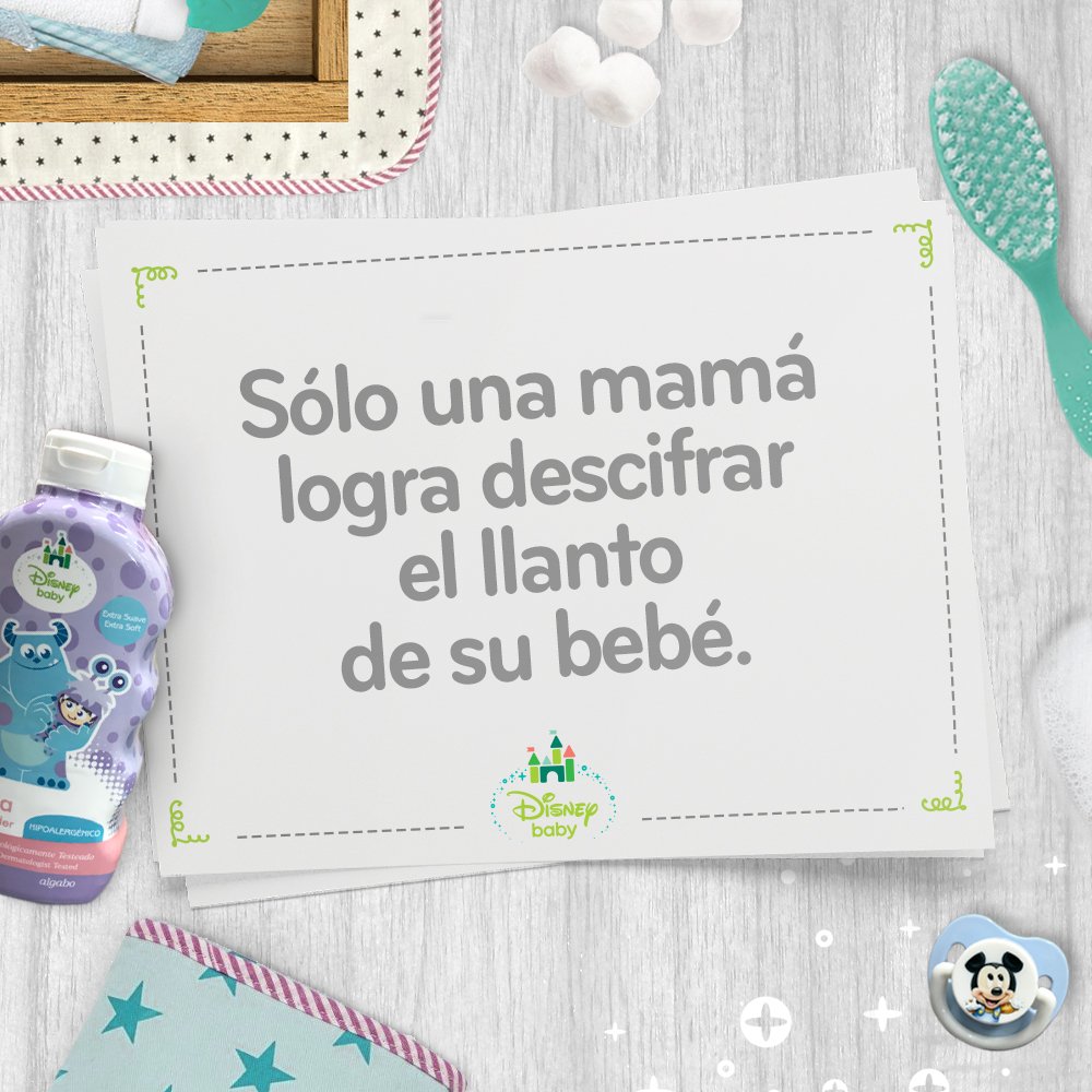 DisneyBabbleLA's tweet photo. Cada llanto es distinto y cada mamá aprende con el tiempo a decodificar la necesidad de su bebé. #DisneyBaby https://t.co/10WvTe6usF