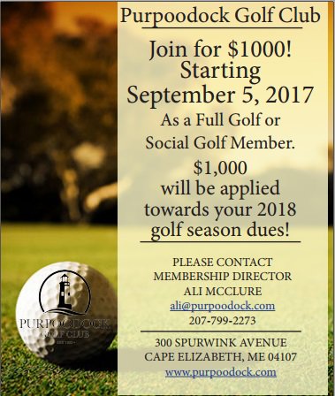 purpoodock's tweet photo. Join Now, and $1000 will be applied towards your 2018 golf dues! #join #purpoodock #membership #capeelizabeth https://t.co/yjJySgzfVe