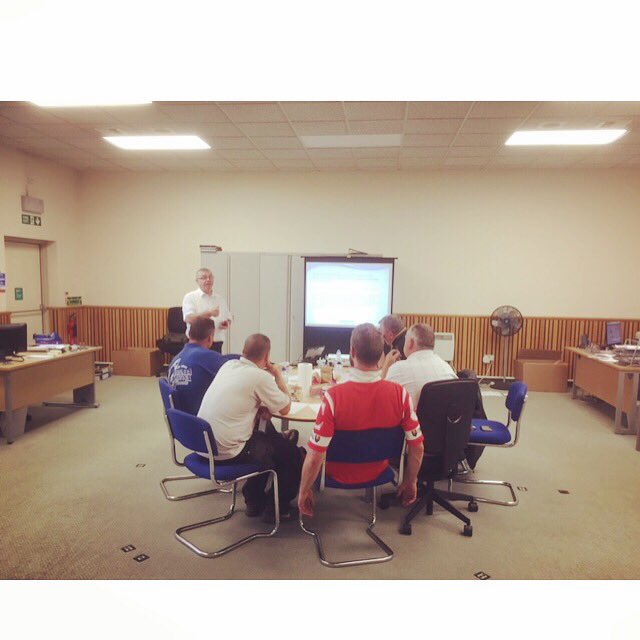 Fire Warden training in full flow at Branley HQ this afternoon #health&amp;safety