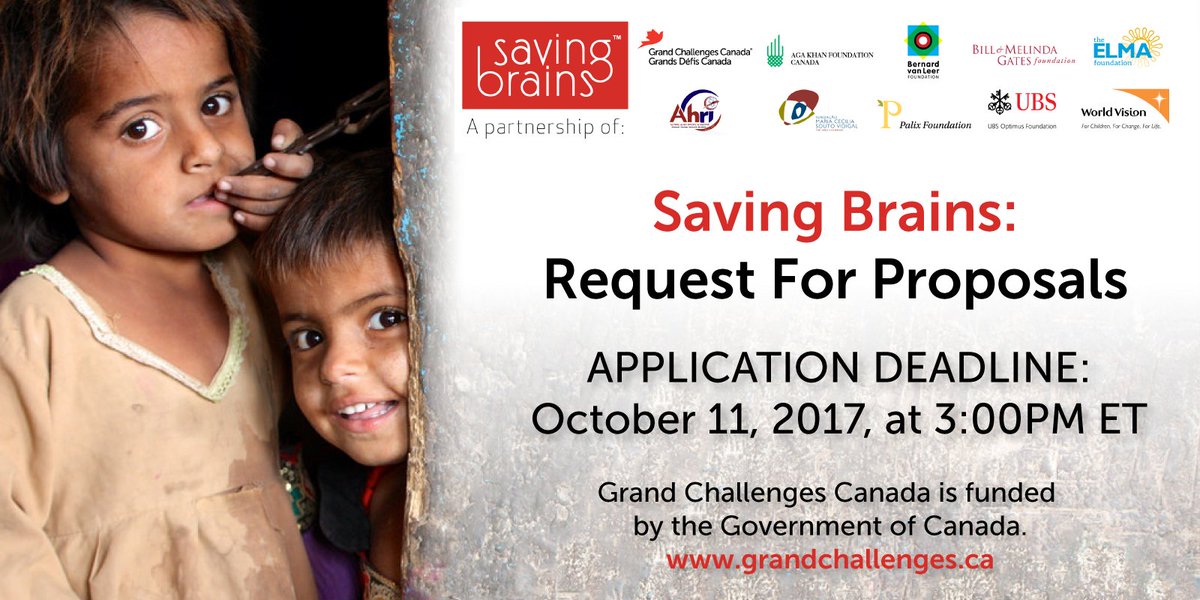 CanWaCH's tweet photo. Do you have a bold idea 2 support child development in #humanitarian settings? Apply 4 @gchallenges #SavingBrains → https://t.co/eKJqvMLYdi https://t.co/wZGJYK4yaL