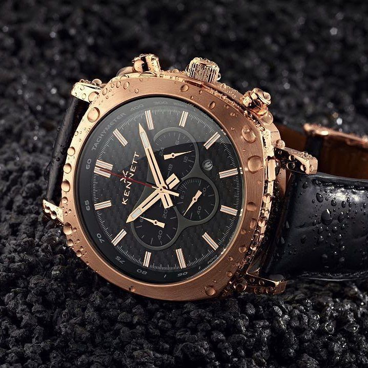 Watch_Drop's tweet image. There's something about the rose gold chronograph that we just can't get enough of and the Savro by @kennettbrand embodies just that!
.
.
.…