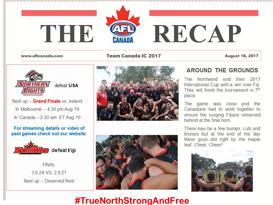 AFL Canada tweet media
