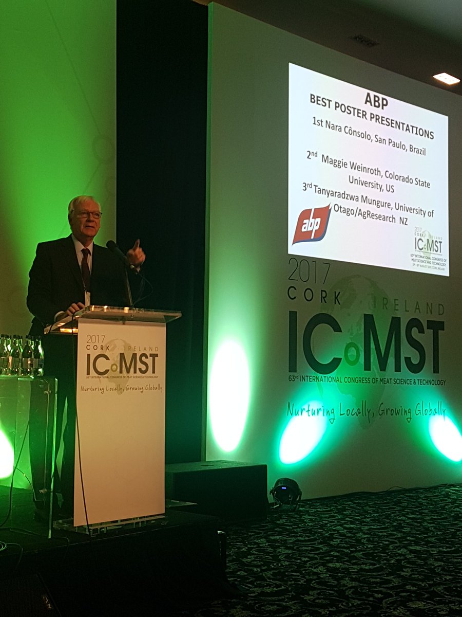 Congress Chair, Declan Troy, reminds us who won the ABP sponsored student awards last night.Well done to all winners. The future is bright!