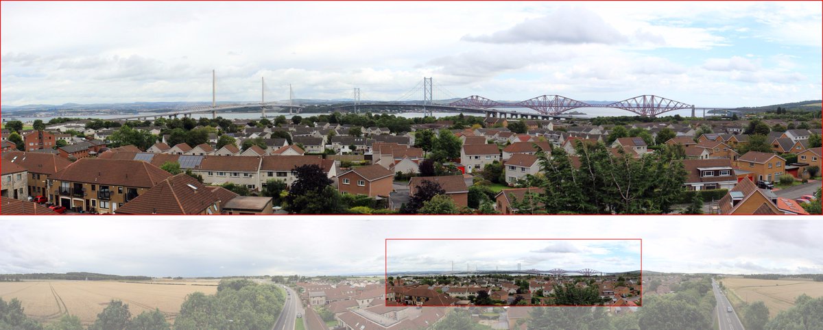 UTEC_StarNet's tweet photo. View of the three Forth Bridges captured during a panoramic survey. #ForthRoadBridge #Panorama #Survey #UTECStarnet https://t.co/FW7ttSf3cz