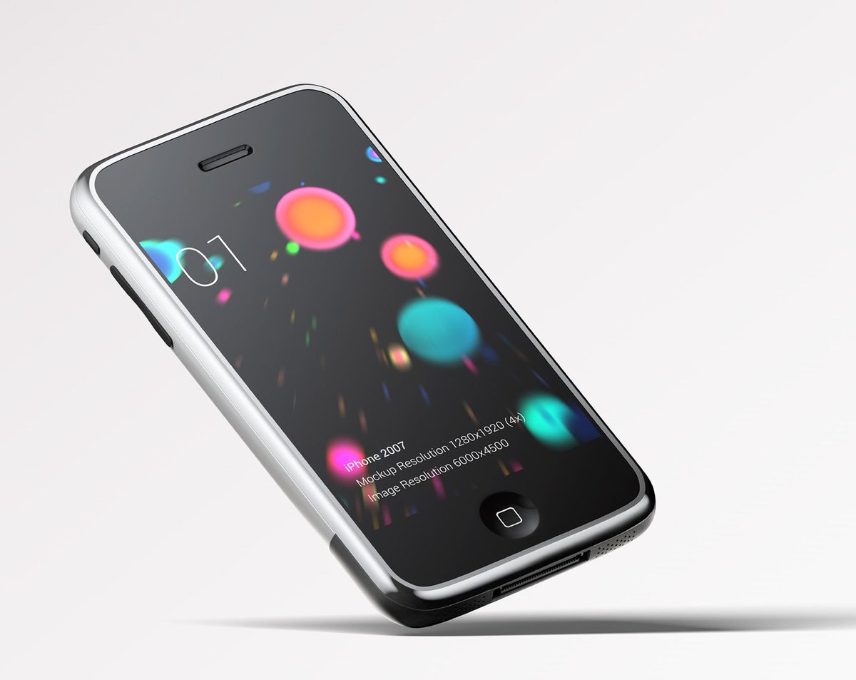 iPhone 1 Gen 2007 Free Mockup for PSD &amp; Sketch
sexymockups.com/devices/iphone… #psd #sketch #mockup #free #iphone #iphone1gen