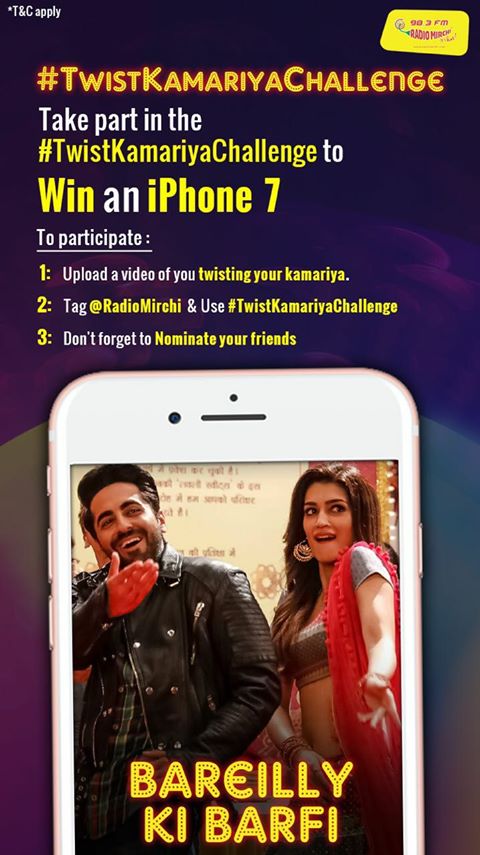 kolhapur983fm's tweet photo. #TwistKamariyaChallenge 
Thanku all fr taking up this challenge You still have the chance to win...go for it
@Ayushmann  @kritisanon https://t.co/p1P8cEMdqs