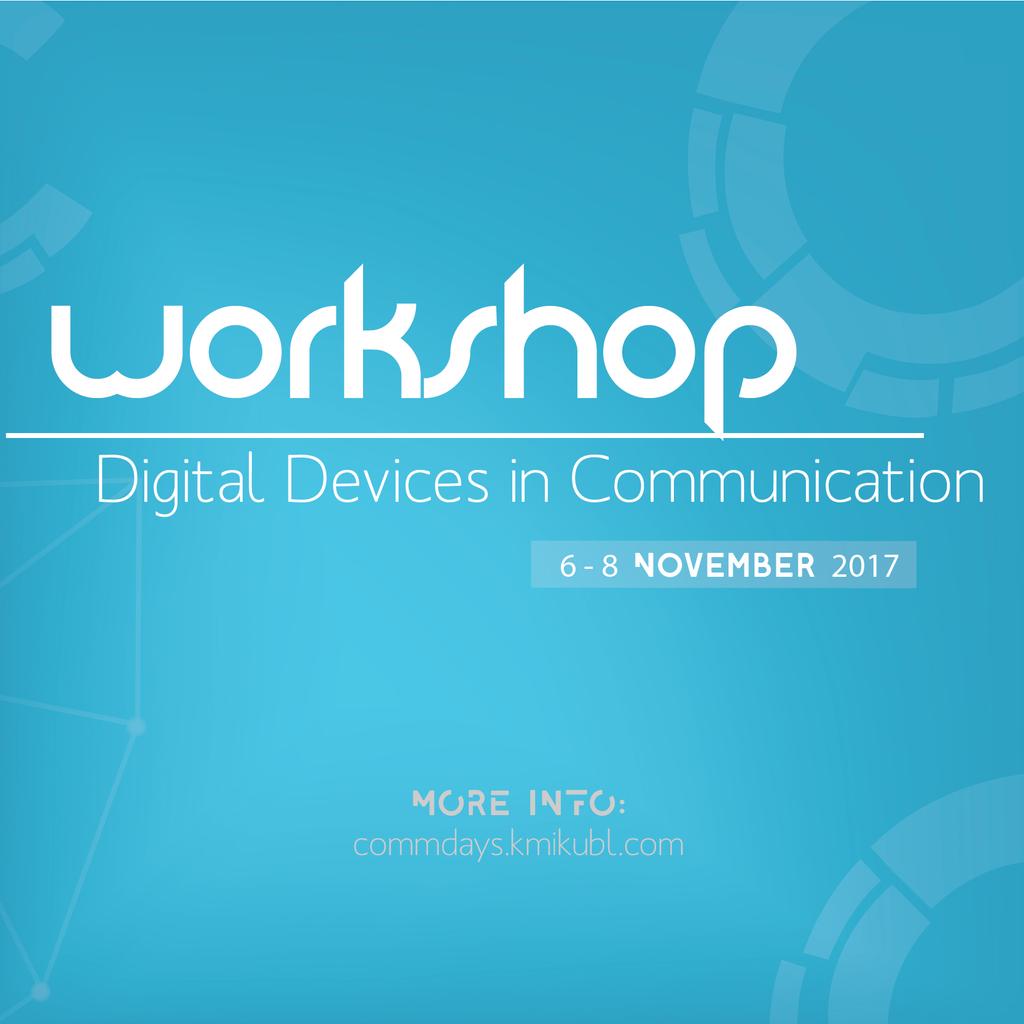 📣 WORSHKOP📣
dengan tema Worshkop
"Digital Devices in communication" 
Instagram: @commdaysubl 

#CODE #KMIKUBL 
#Siapkreatif #commdays12